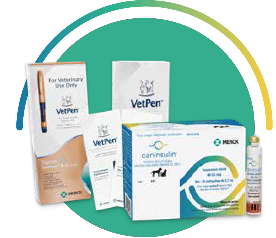 Une variété de produits Vetpen