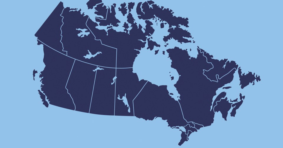 Carte du Canada